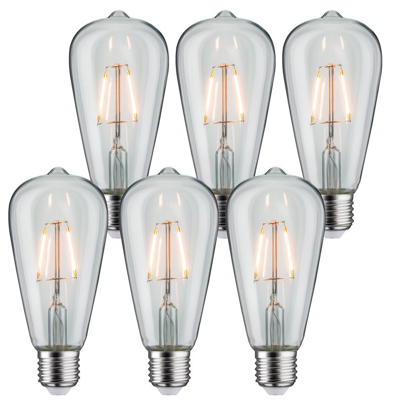 X Paulmann Led Vintage Rustika Filament Edison St W E Extra