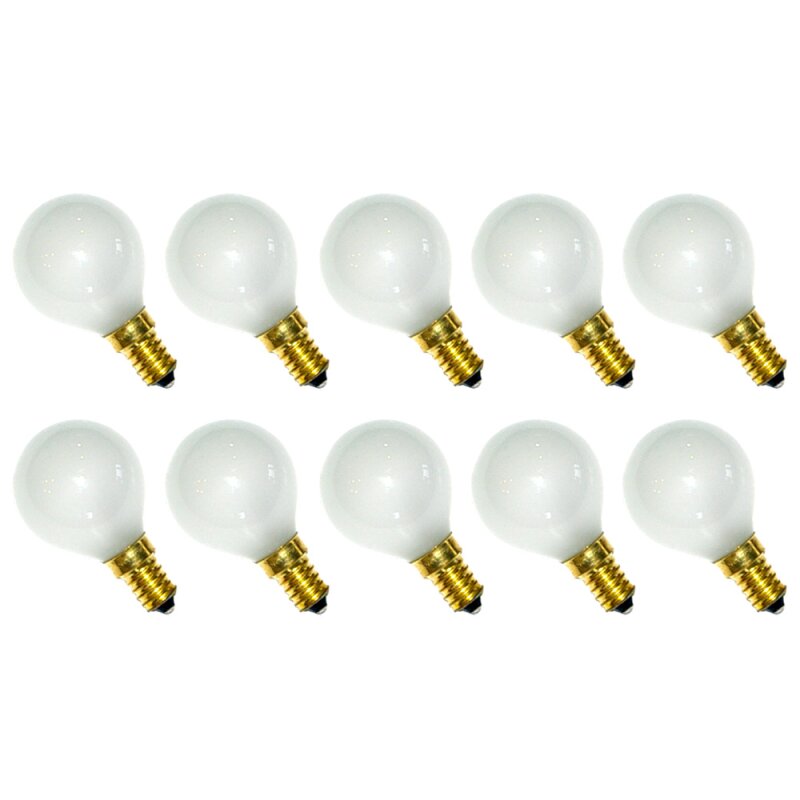 10 x Leuci Glühbirne Tropfen 15W E14 MATT Glühlampe 15 Watt Glühbirne