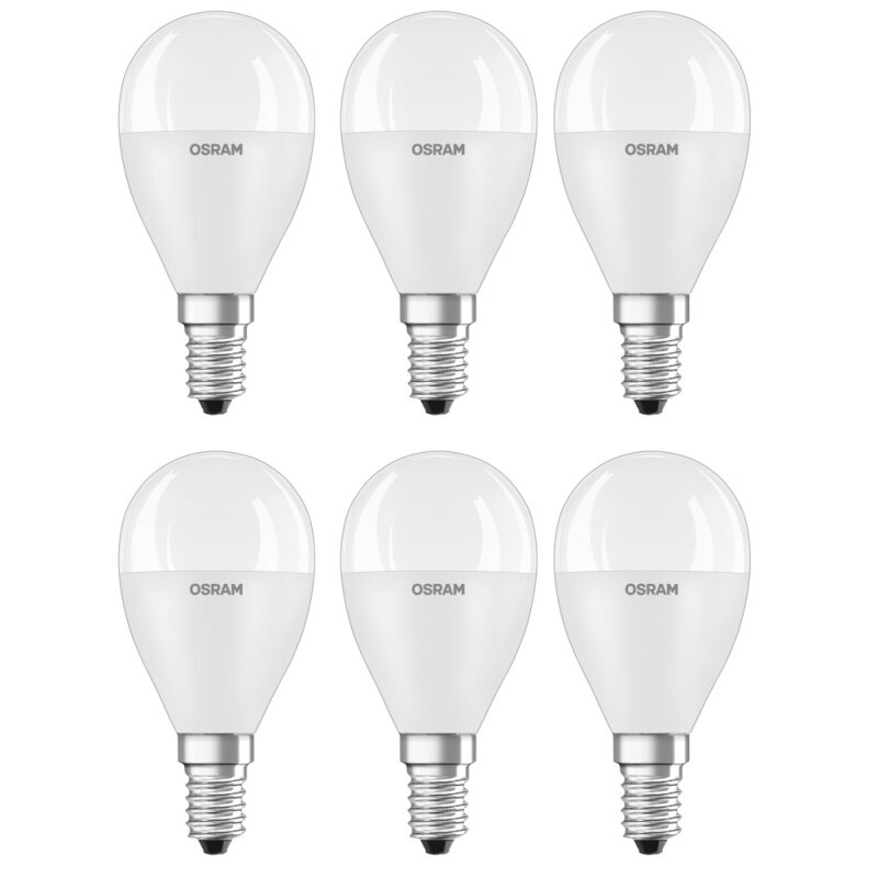 X Osram Led Leuchtmittel Tropfen P W W E Matt Lm Warmwe