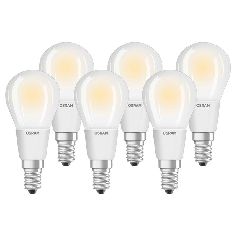 X Osram Led Filament Retrofit Classic P Tropfen W W E Matt