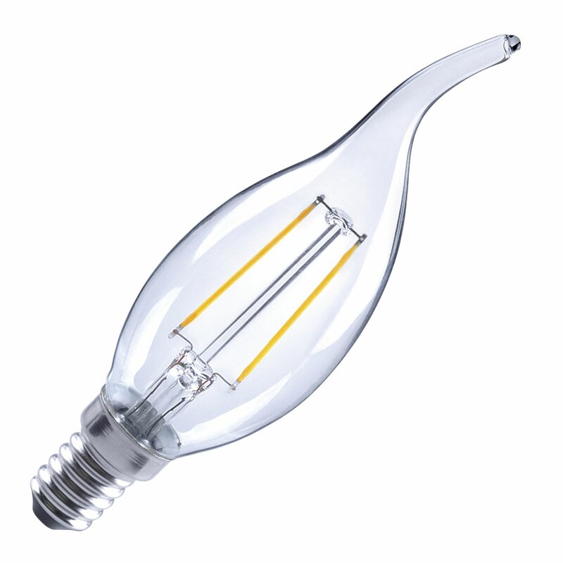 Arteko Led Filament Leuchtmittel Windsto Kerze W W E Klar