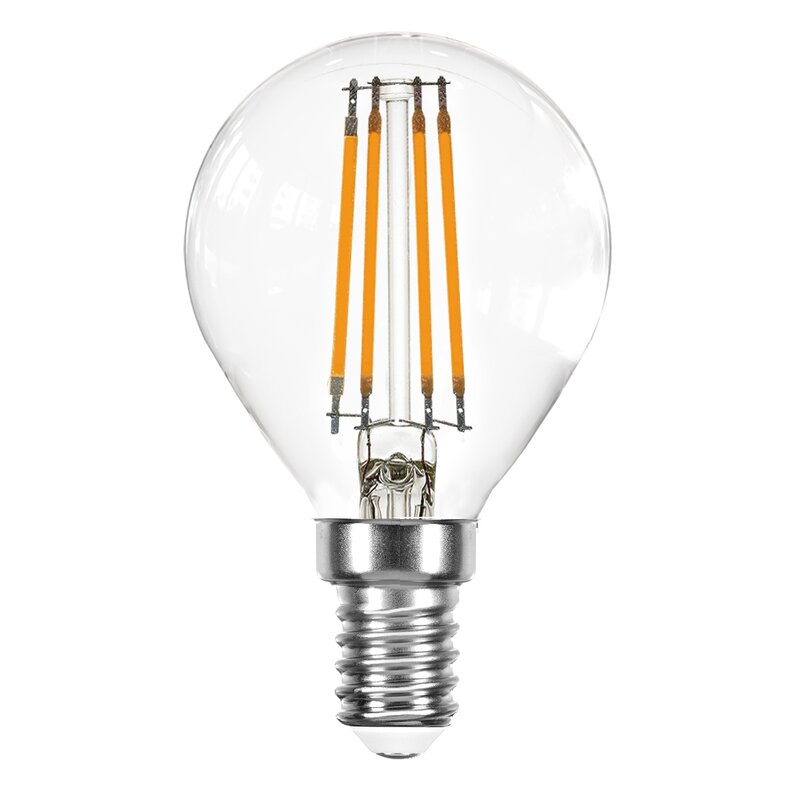 Led Filament Leuchtmittel Tropfen W W E Lm Klar Warmwei