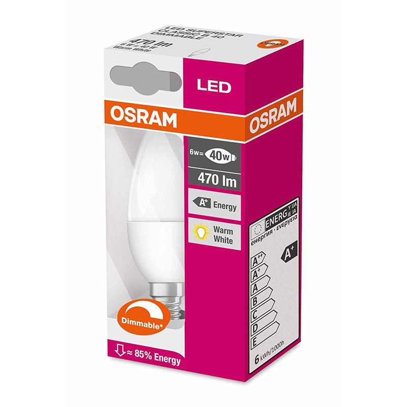 Osram Led Leuchtmittel Kerze Superstar Advanced B W W E Matt