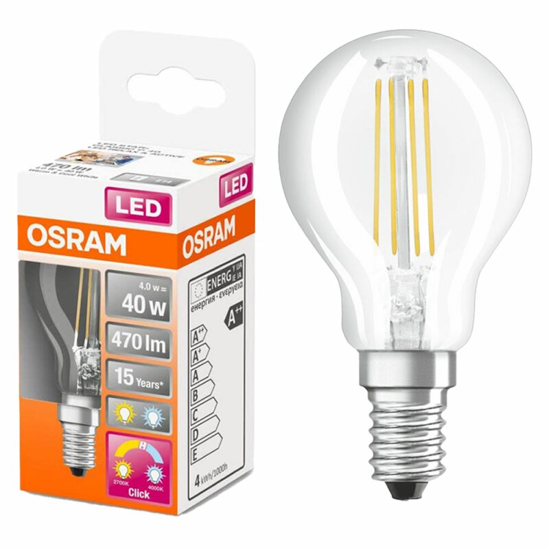 Osram Led Filament Leuchtmittel Tropfen W W E Klar Lm Fs Re