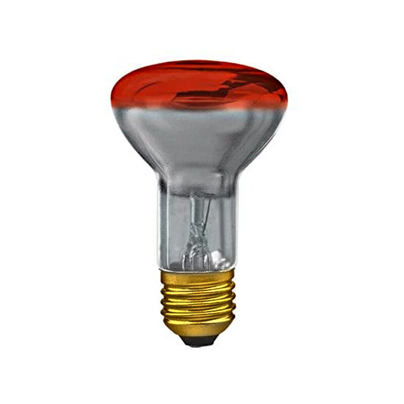 Merkur Glühbirne Reflektor R63 60W E27 farbig Rot 60 Watt Glühlampen