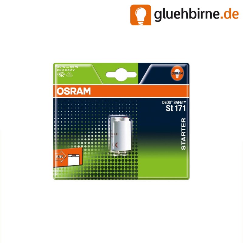 Стартер osram basic st 111 65w 220 240 для одиночной схемы включения россия