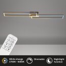 Briloner LED Deckenleuchte Gold-Braun 110x25cm 40W 4400lm...