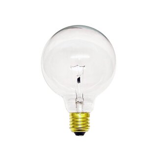 LAES Globe Glühbirne Solid 40W E27 klar 95mm Globelampe warmweiß dimmbar