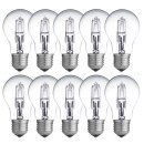 10 x Eco Halogen Glühbirne 70W = 100W / 92W E27 klar...