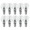 10 x Ormalight Halogen Tropfen 18W ~ 25W E14 klar 204lm...