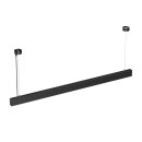 LED line Prime LED Langfeldleuchte Büroleuchte Execuline Schwarz 120cm 30W 3750lm Neutralweiß 4000K 96°