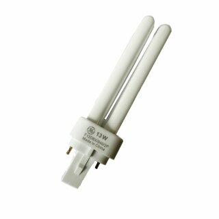 GE Kompaktleuchtstofflampe Biax D 13W/840 G24d-1 2P 740lm neutralweiß 4000K