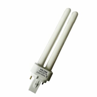 Voltas Kompaktleuchtstofflampe Dulux-D 18W/827 G24d-2 2P 1200lm warmweiß 2700K