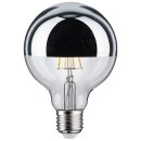 Paulmann LED Filament Globe G95 Vintage 6,5W = 48W E27 Kopfspiegel Silber warmweiß 2700K DIMMBAR