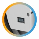 Spectrum LED Wandlampe Deckenleuchte Außenlicht Pastilo Weiß Oval IP54 15W 1800lm CCT 2700/4000/6000K
