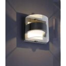 Eco-Light LED Außenleuchte Wandlampe Anthrazit Delta Up & Down IP44 6W 260lm Warmweiß 3000K
