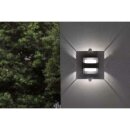 Eco-Light LED Außenleuchte Wandlampe Anthrazit Delta Up & Down IP44 6W 260lm Warmweiß 3000K