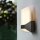 Eco-Light LED Außenleuchte Wandlampe Flat silber IP54 6W 600lm warmweiß 3000K