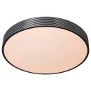 Lucide LED Deckenleuchte Malin Schwarz Ø39cm 24W 1920lm warmweiß 2700K 3-Stufen-Dimmbar