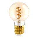 Eglo LED Spiral Filament G60 Globe Retro 4W = 15W E27...