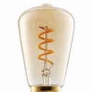 Eglo LED Spiral Filament Edison 4W = 15W E27 Gold 145lm...