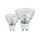 2 x Eglo LED Glas Reflektor 3W = 50W GU10 345lm warmweiß 3000K 38°