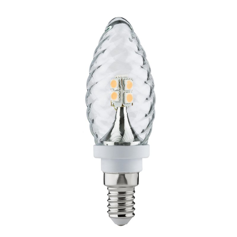 Paulmann Led Leuchtmittel Kerze Gedreht 25w Fast 25w E14 Klar Warmwe 8529