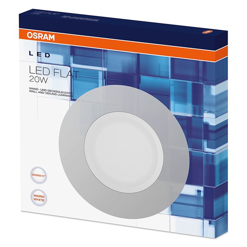 Osram LED Flat Deckenleuchte 20W Ø38cm warmweiß extra fl