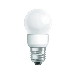 Osram LED Tropfen P45 1W E27 matt Kugel Gelb