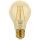 LED Filament Birnenform A60 2W = 24W E27 klar Gold Retro Shine extra warmweiß 2400K