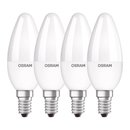 4 x Osram LED Kerze Superstar Classic B40 6,5W = 40W E14...