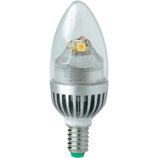 Megaman LED Kerze 5W ~25W E14 klar 220lm 827 warmweiß 2700K