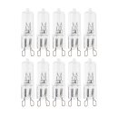 10 x Eco Halogen Stiftsockellampe 20W = 25W G9 230V Klar...