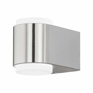 Eglo LED Außenwandleuchte Briones 2 x 3W Silber Edelstahl