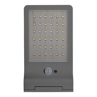 Osram LED Doorled Solar Akku Leuchte außen silber 4000K Kaltweiß Sens