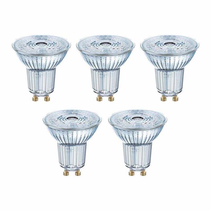 5 X Osram Led Leuchtmittel Glas Reflektor 4 3w 50w Gu10 Warmweiß 27