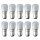 10 x LED Leuchtmittel mini Röhre T23 1,5W BA15d B15d matt Tageslicht kaltweiß 6000K