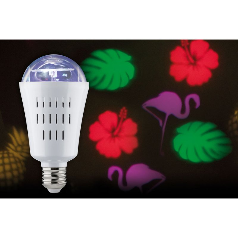Paulmann LED Multicolor 3,5W Flamingo Lampe B Leuchtmittel E27 Motion