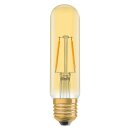 Osram LED Filament T29 Röhre Vintage 1906 2,8W = 20W E27 Gold gelüstert extra warmweiß 2000K