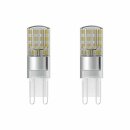 2 x Osram LED Parathom Leuchtmittel 3,8W = 40W G9 klar warmweiß 2700K PIN 40