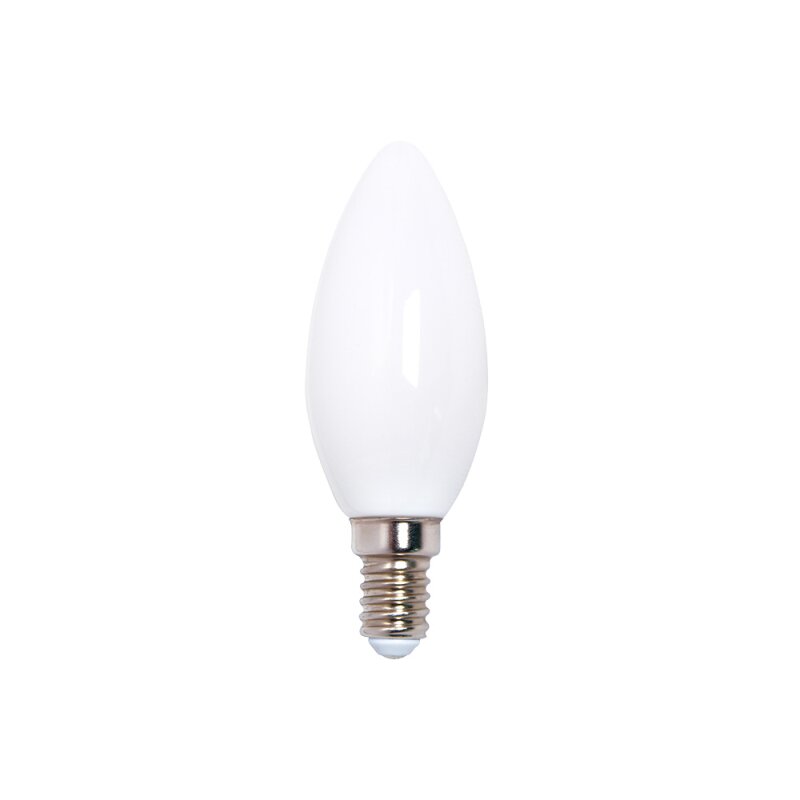 Led Filament Leuchtmittel Kerze 4w 40w E14 Opal Warmweiß 2700k