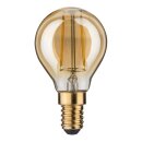 Paulmann LED Filament Leuchtmittel Vintage Tropfen 2W = 16,2W E14 Gold extra warmweiß 1700K Goldlicht