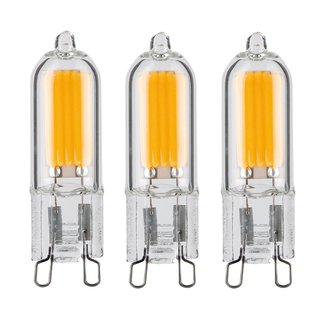 3 x Paulmann LED COB Stiftsockel 2W = 21W G9 Klarglas 230V Warmweiß 2700K