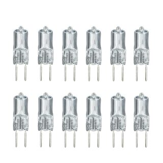 12 x NicePrice Halogen Stiftsockel 50W GY6,35 12V 12mm warmweiß dimmbar