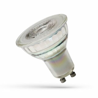 Lightway LED Glas Reflektor 4,5W = 50W GU10 300lm warmweiß 2700K Ra>90