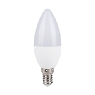 LED Kerze 6W = 40W E14 matt 470lm warmweiß 2700K Ra>90