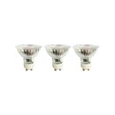 3 x Müller-Licht LED Leuchtmittel Glas Reflektor 5W = 50W GU10 345lm warmweiß 2700K