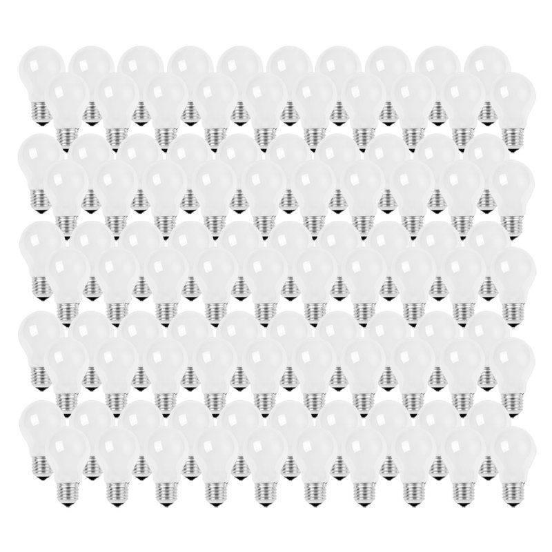 100 x Leuci Glühbirne 60W E27 MATT Glühlampe 60 Watt Gl&uum