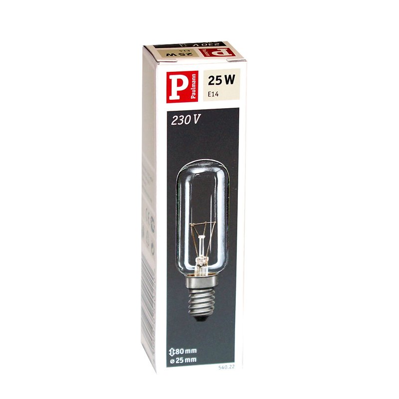 Paulmann Röhrenlampe Glühbirne 25W E14 klar T25 x 80mm Glühlampe warm