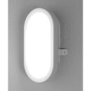 Ledvance LED Außenwandleuchte Bulkhead 11W 840lm Oval Kellerleuchte neutralweiß 4000K Weiß